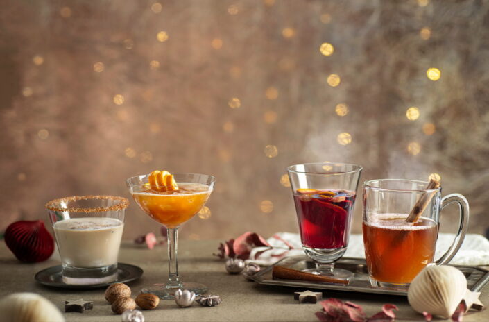Cocktails for Christmas for Cuina magazine